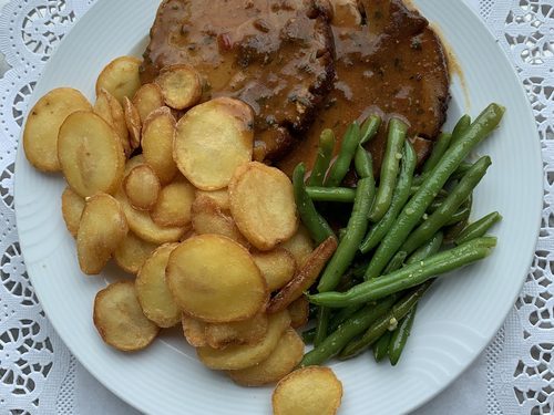 Gericht aus der Kantine Beim Dicken Andi