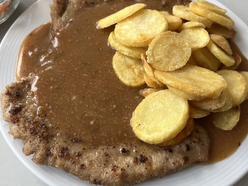 Gericht aus der Kantine Beim Dicken Andi