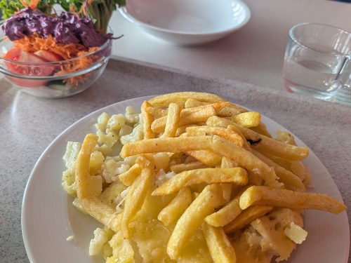 Gericht aus der Kantine Beim Dicken Andi