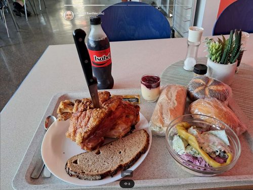 Gericht aus der Kantine Beim Dicken Andi