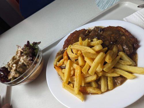 Gericht aus der Kantine Beim Dicken Andi
