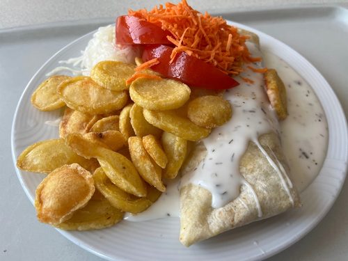 Gericht aus der Kantine Beim Dicken Andi